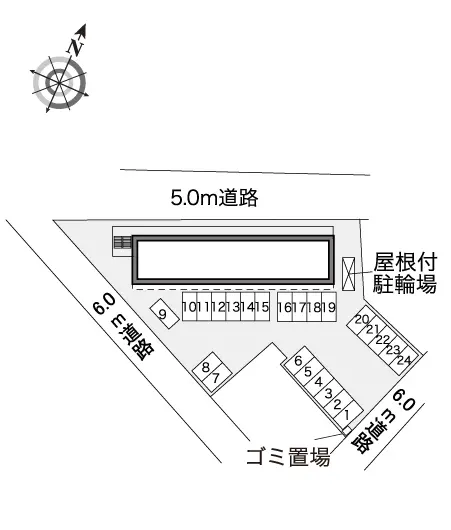 ★手数料０円★春日井市出川町　月極駐車場（LP）